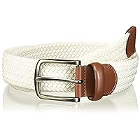 Gelante Fully Adjustable Canvas Web Belt with Black Flip Top Buckle 50''  Long at  Men's Clothing store