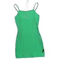 Dresses for Women Women's Dress Rib Knit Bodycon Dress Dresses (Color : Green, Size : X-Large)