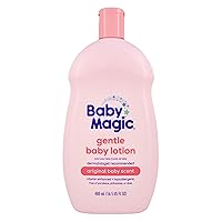 Baby Magic Gentle Baby Lotion, Vitamins & Aloe, Free of Parabens, Phthalates, Sulfates and Dyes, Camellia Oil & Marshmallow Root Original Scent, 16.5 Fl Oz