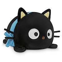 TeeTurtle - The Officially Licensed Original Sanrio Reversible Plushie - Chococat Plushie - Cute Sensory Fidget Stuffed Animals That Show Your Mood