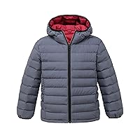 wantdo Boys' Lightweight Puffer Jacket Warm Winter Outerwear Jackets & Coats Water Resistant
