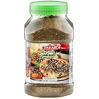 Tazah Zaatar 16oz Jordanian Zatar Spice Blend Thyme Mixture Green Za'atar in Jar