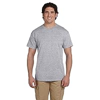Fruit of the Loom Adult 5 oz. HD Cotton™ T-Shirt 6XL ATHLETIC HEATHER
