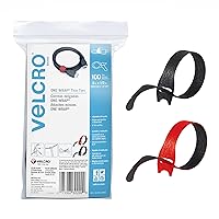 VELCRO Brand Cable Ties, 100Pk - 8 x 1/2