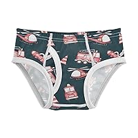 Boys' Briefs Fire Rescue Sign Truck Helicopter Kid Underwear Little Child Underpants, 2-8T