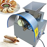 automatic Dough Divider Commercial Quantitative Dough Cutter 1-600g Dumpling Pizza Bread Cookie Dough Ball Machine speed adjustable (silver, 220V)