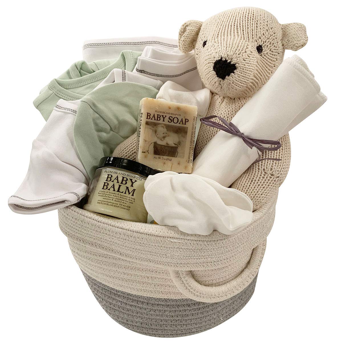 Luxury Baby Gift - Corporate Baby Gift Basket for Boy or Girl