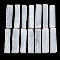 WBM Selenite Crystal Sticks 4 Inch, Natural Crystal Wand for Healing Cleansing and Protection - 2 Lbs