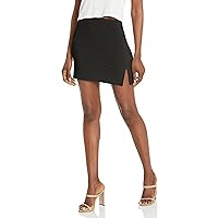 Norma Kamali Women's Side Slit Mini Skirt