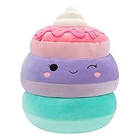 Squishmallows Original 14-Inch Peony Unicorn Pancakes with Whipped Cream - Official Jazwares Large Plush