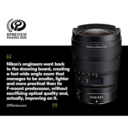Nikon NIKKOR Z 14-24mm f/2.8 S | Professional large aperture wide-angle zoom lens for Z series mirrorless cameras | Nikon USA Model