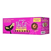 Tiki Cat Grill, Tuna & Crab Surimi, High-Protein and 100% Non-GMO Ingredients, Wet Whole Foods Cat Food for All Life Stages, 6 oz. Cans (Pack of 8)