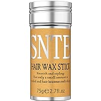 Samnyte Hair Wax Stick, Wax Stick for Hair Slick Stick, Hair Wax Stick for Flyaways Hair Gel Stick Non-greasy Styling Cream for Fly Away & Frizz Hair 2.7 Oz