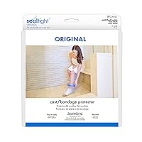 Brownmed Seal-Tight Original Cast Protector, Foot/Ankle 11 in. Length – Latex-Free Waterproof Cast and Wound Cover – Easy to Use – Durable and Reusable – Lasts Life of Cast – Made in USA