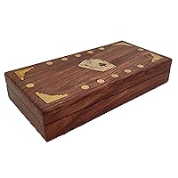 3 Decks Wooden Playing Card Holder Box Poker Game Cards Box Playing Cards Storage Case Cards Organizer Gifts for Family & Kids
