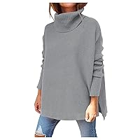 Sweaters for Women Off The Shoulder Sweater Casual Knitted Loose Long Sleeve Pullover