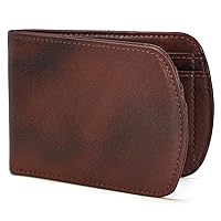 Polare Slim Curve Front Pocket RFID Blocking Italian Real Leather Bifold Wallet for Men