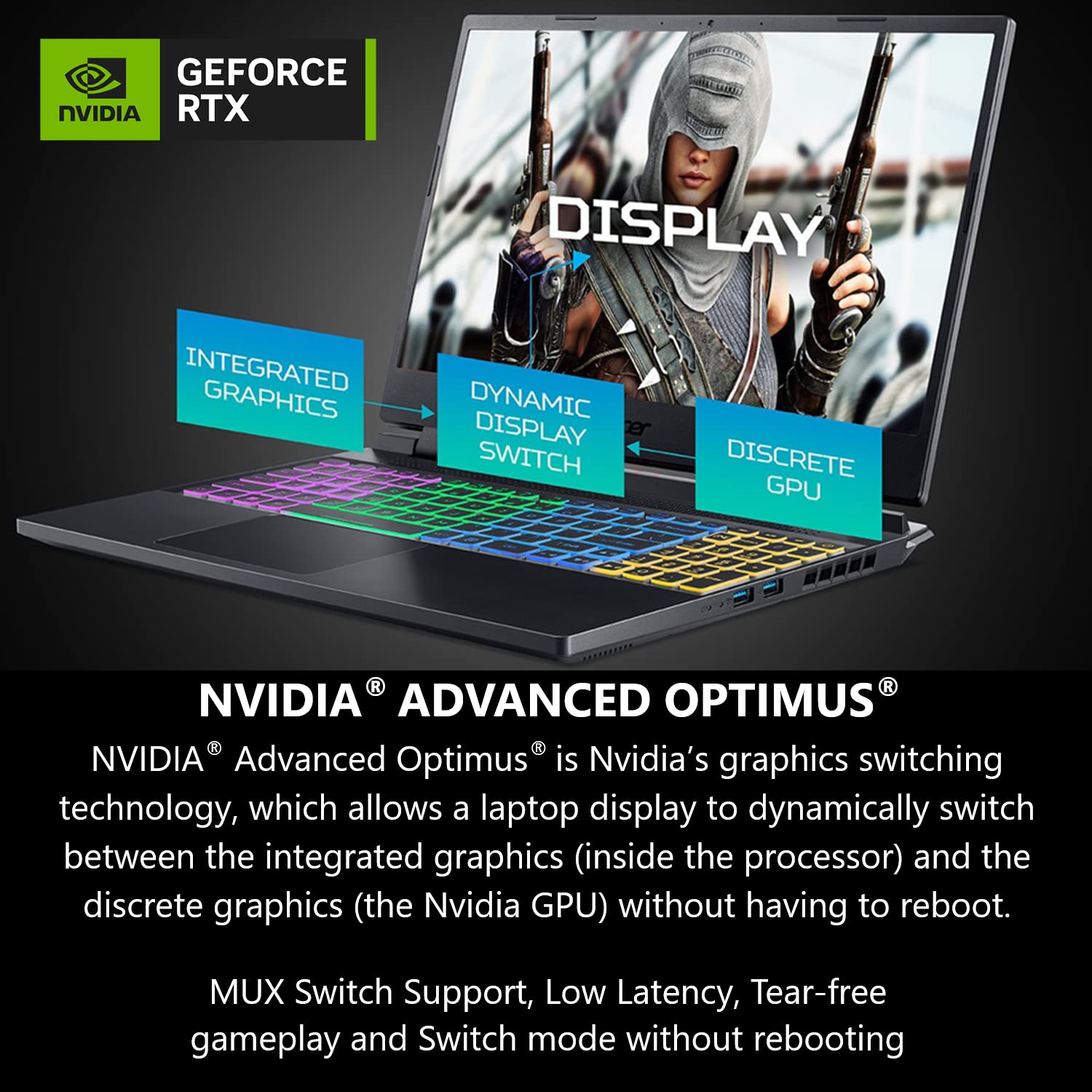 Acer Nitro 17 Gaming Laptop | AMD Ryzen 7 7840HS Octa-Core CPU | NVIDIA GeForce RTX 4050 Laptop GPU | 17.3