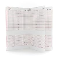 McKesson Fetal Monitoring Paper, Red Grid Thermal Paper, 6 in x 47 ft, 160 Count, 1 Pack