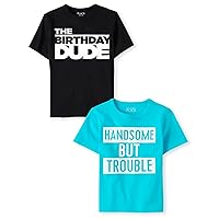 The Children's Place Baby Boys' and Toddler Assorted Everday Short Sleeve Graphic T-Shirts,multipacks
