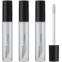 FARMASI 3-Pack Make Up Liquid Lip Plumper - Volumizing Comfortable Wear Glossy Finish Hydrating Fuller Lips Makeup Essential Versatile Lip product