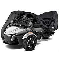 Formosa Covers Full Cover for Can-Am Spyder RT Touring/Sports ST 2020-2023 Models - Limited Powersports Vehicle Accessory - Support USA Innovation - Soft Cotton Windshield Lining