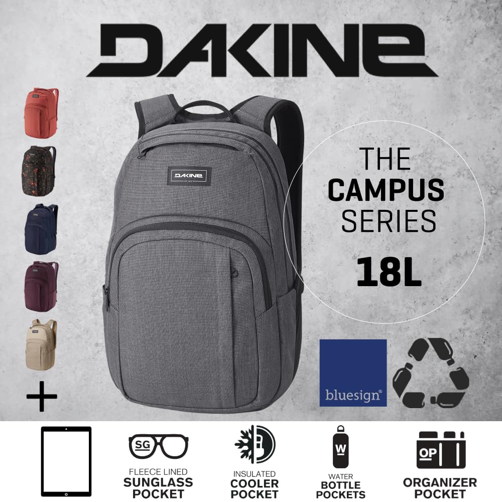 Dakine Kids Campus Pack 18L, Black, 18L