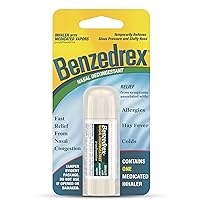 Benzedrex Nasal Decongestant Inhaler, 1 Count (Pack of 6)