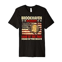 Brookhaven Mississippi USA Flag 4th Of July Premium T-Shirt