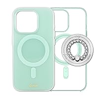 Sonix Case + Magnetic Ring (Silver/Clear) for MagSafe iPhone 15 Pro | Jelly Mint