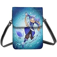 Anime That Time I Got Reincarnated As A Slime Rimuru Tempest Small Cell Phone Purse Fashion Mini With Strap Adjustable Handba For Women Female