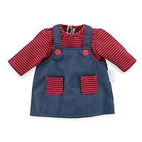 Corolle Striped Dress Baby Doll Outfit - Premium Mon Grand Poupon Baby Doll Clothes and Accessories fit 14
