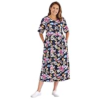 Woman Within Women's Plus Size Button-Front Essential Dre
