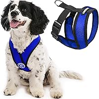 Comfort X Head in Harness - Blue, Large - No Pull Small Dog Harness, Patented Choke-Free X Frame - Perfect on The Go Dog Harness for Medium Dogs No Pull or Small Dogs for Indoor and Outdoor Use
