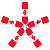 Canadian Flag Ceiling Fan Blade Covers