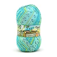 Opal 6-Ply Sock Yarn, Rainforest Collection, 150 g / 5.25 oz (11347 - Aqua-Green)