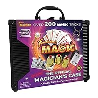 Fantasma Official Magician’s Case – Over 200 Tricks in an Self-Contaned Travel Case,Black, Gold