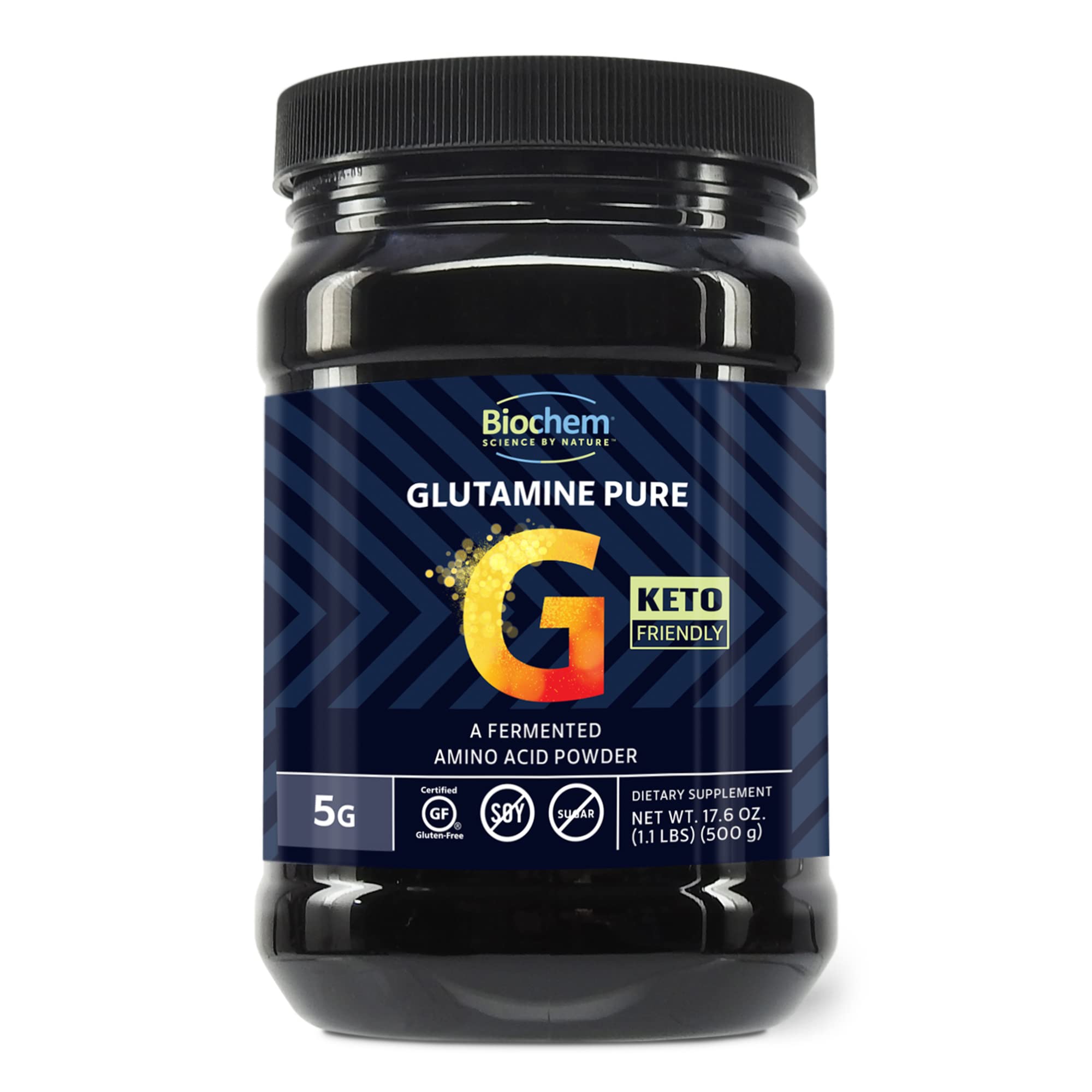 Biochem, Glutamine Pure Powder, 5g of L-Glutamine to Support Muscle Recovery, 17.6 oz