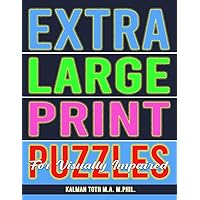 Extra Large Print Puzzles for Visually Impaired: 122 Giant Print Entertaining Themed Word Search Puzzles