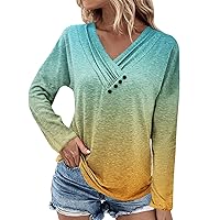 FYUAHI Women's Open Front Lightweight Cardigan Cotton Cardigans for Women Long Sleeve Button Down Loose Outwear