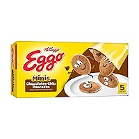 Eggo Minis Frozen Pancake Bites, Frozen Breakfast, Breakfast Food, Chocolatey Chip, 8.4oz Box (5 Pouches)