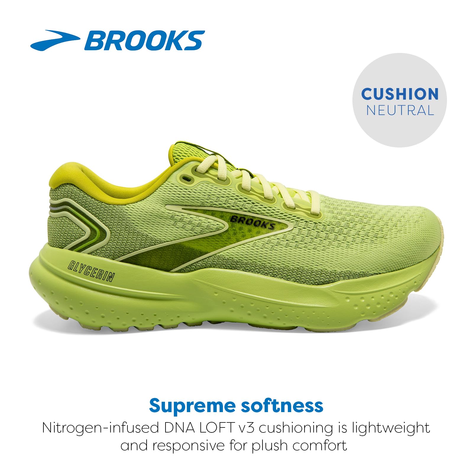 Brooks Men’s Glycerin 21 Neutral Running Shoe