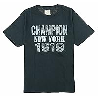 Champion Mens Vintage Tee Shirt (M, Black)