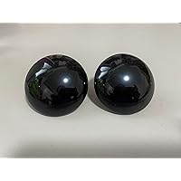 55mm Black Safety Eyes/Plastic Eyes - 2 Pairs