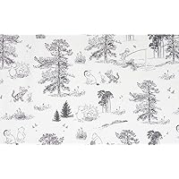 Premium Quality Disney Cotton Fabric by The Yard Winnie The Pooh Character Extra Wide 54