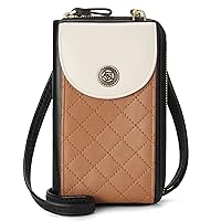 BROMEN Women Briefcase and Small Cell Phone Purse Crossbody Bags