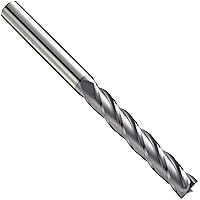 Niagara Cutter,C430-0.125-D4-S.0-Z4 N85586 Carbide Square Nose End Mill, Inch, TiAlN Finish, Roughing and Finishing Cut, 30 Degree Helix, 4 Flutes, 0.125