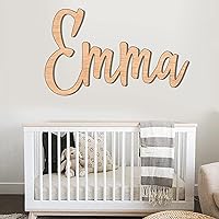 Wood Name Sign 8 - 60 inch, Custom Name Wooden Sign, Wedding Sign, Custom Last Name Sign, Baby Name Sign for Boy or Girl, Photo Zone Sign (Sign-1)