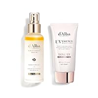 d'Alba White Truffle First Spray Serum and Waterfull Tone-up Sunscreen Bundle (100ml, 50ml)