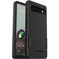 OtterBox Google Pixel 6A Commuter Series Case - BLACK , slim & tough, pocket-friendly, with port protection